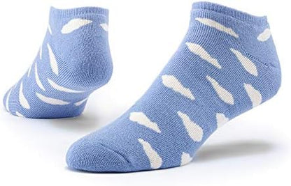 Maggie's Organic Natural Cotton Patterned Cushion Footie Socks